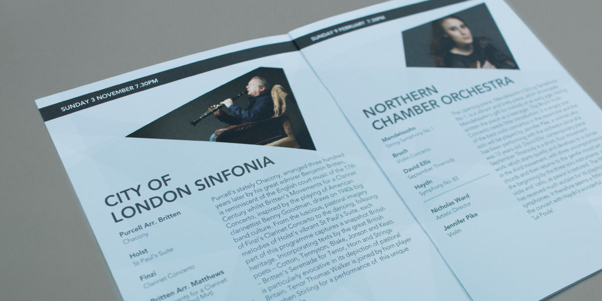 concert brochures